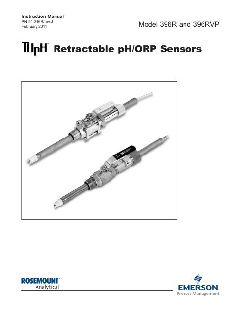 Retractable pH/ORP Sensors - Emerson Process Management