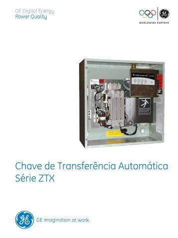 Chave de Transferência Automática Série ZTX - SGE-Engenharia