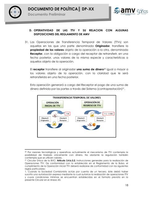 VENTAS EN CORTO Y TRANSFERENCIA TEMPORAL DE ... - AMV.