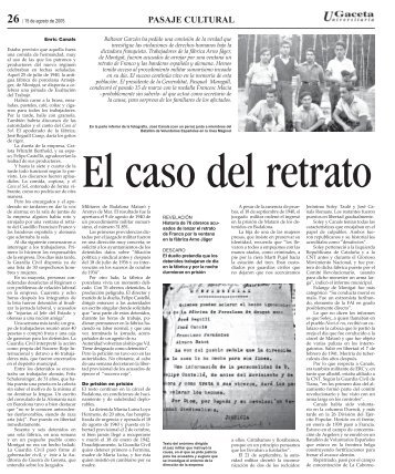 PAGINA 26 y 27.- PASAJE CULTURAL - La gaceta