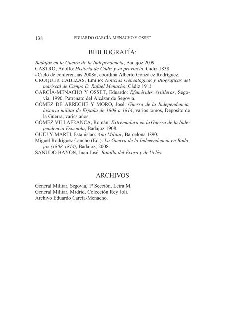 guerra de la independencia. operaciones en el suroeste 1810-1811