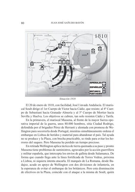 guerra de la independencia. operaciones en el suroeste 1810-1811