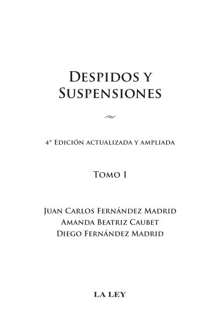 Despidos y Suspensiones - La Ley