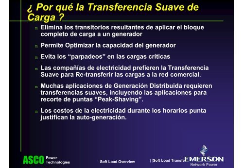 Transferencia Suave de Carga “Soft-Load”