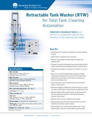 Retractable Tank Washer - Spraying Systems Deutschland GmbH ...