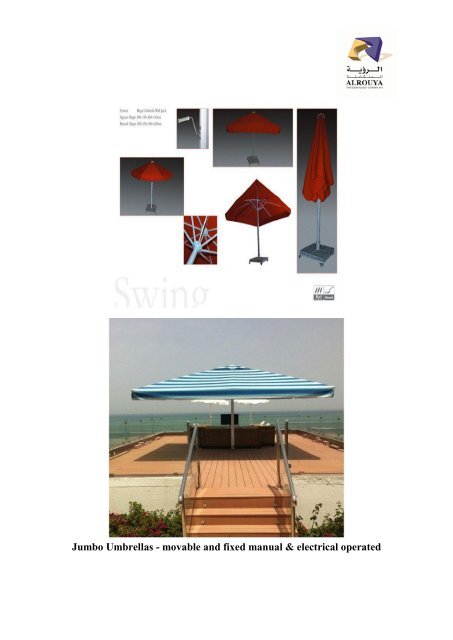 retractable roofing, awnings & umbrellas - Alrouya Integrated Kuwait