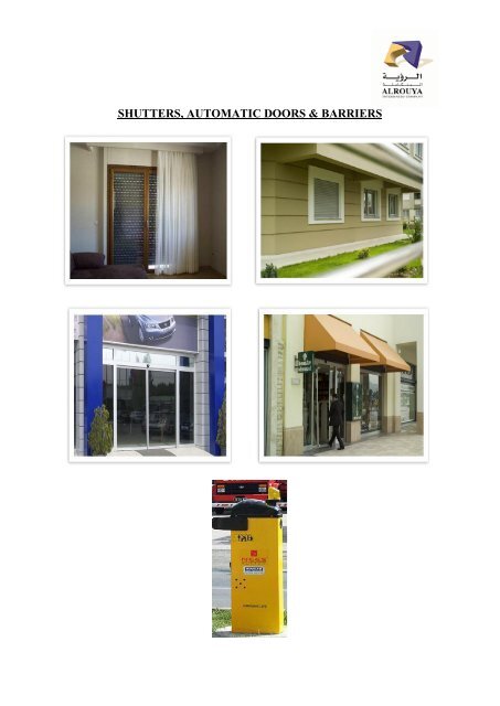 retractable roofing, awnings & umbrellas - Alrouya Integrated Kuwait