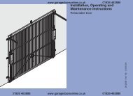 Installation Instructions PDF - Garage Doors