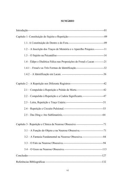 repetição e clínica na neurose obsessiva - pgpsa/uerj