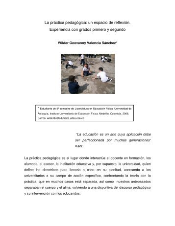 La práctica pedagógica - VIREF - Biblioteca Virtual de Educación ...