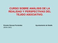 Curso sobre análisis de la realidad y perspectivas del ... - Red Cimas