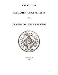 Estatutos G.O.E. - Gran Logia Provincial de las Islas Baleares