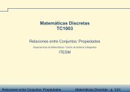 Matemáticas Discretas TC1003
