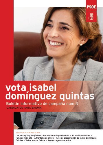 vota isabel domínguez quintas - psdeg-psoe baiona