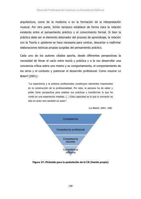 Desarrollo profesional del maestro La ... - Practica Reflexiva