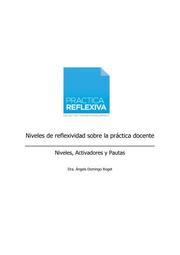 Niveles de reflexividad sobre la práctica docente - Practica Reflexiva