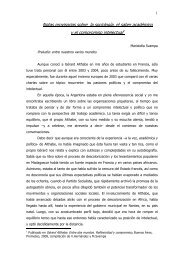 Notas provisorias sobre la sociología, el saber académico y el ...