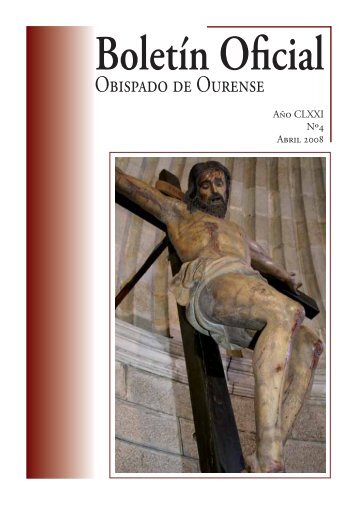 Boletín Oficial del Obispado de Ourense - Abril 2008