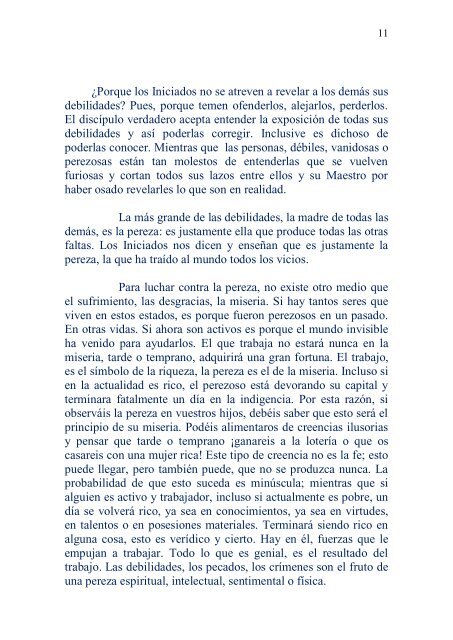 las leyes del éxito o fracaso y las bajezas humanas - OMRAAM