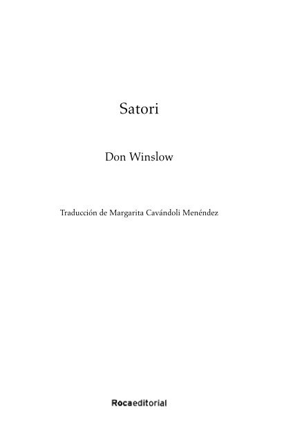 "Satori" (pdf) - Roca Editorial