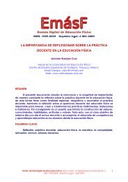 la importancia de reflexionar sobre la práctica docente en ... - EmásF