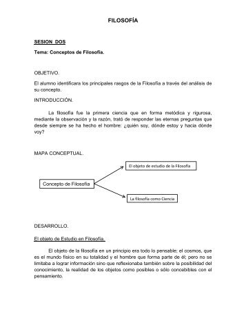 FILOSOFÍA - CEA - Material Didactico