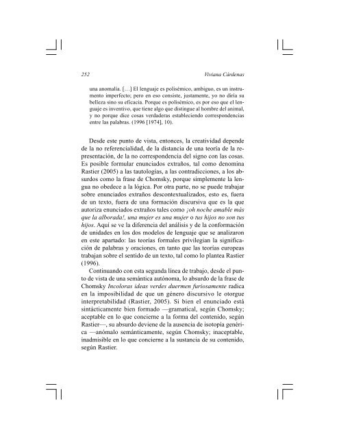 La relación entre semántica y sintaxis desde la perspectiva ... - SciELO