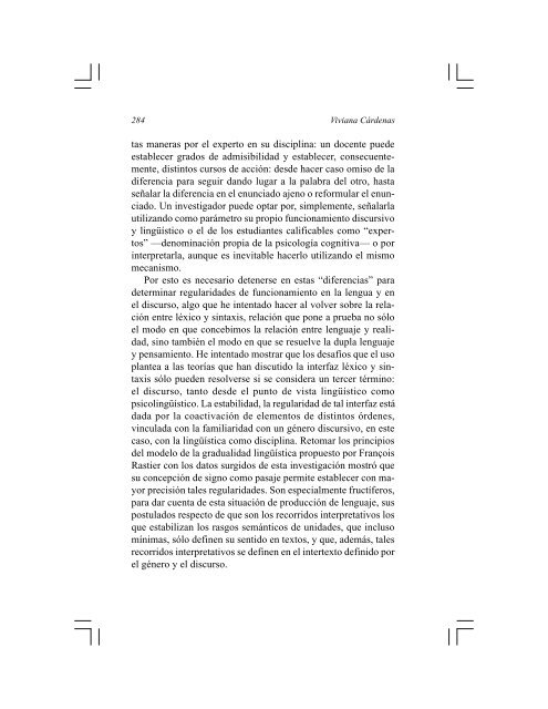 La relación entre semántica y sintaxis desde la perspectiva ... - SciELO