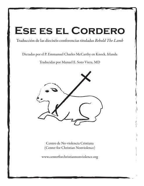 Ese es el Cordero v2 - Center for Christian Nonviolence