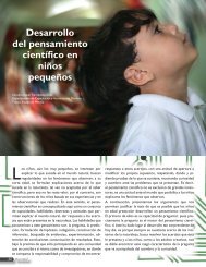 Desarrollo del pensamiento científico en niños pequeños