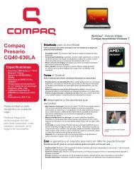 Compaq Presario Data Sheet - PC Performance