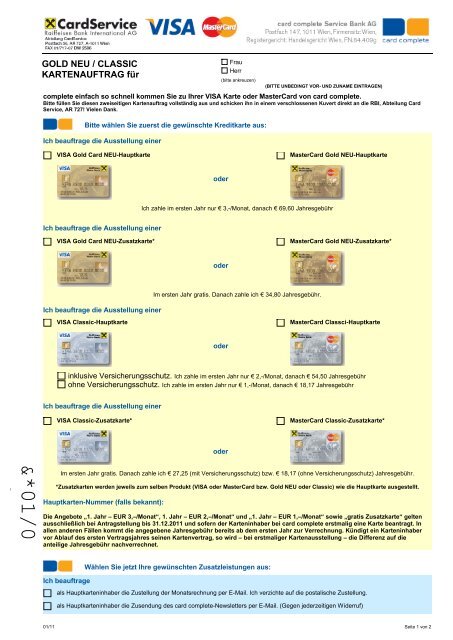 Antrag card complete Classic und Gold VISA.DOC - Raiffeisen