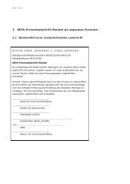 2 SEPA-Firmenlastschrift-Mandat als separates Formular