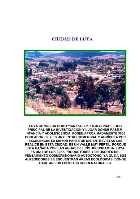 El mundo religioso de los Luya y Chillaos - Grupo EspeleoKandil
