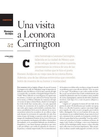 Una visita a Leonora Carrington - Letras Libres