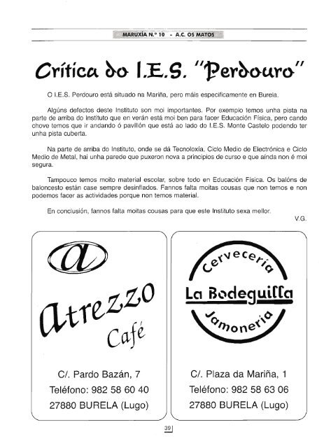 ies "perdouro" - Xunta de Galicia