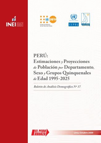 PERÚ: Estimaciones y Proyecciones de Población por ...