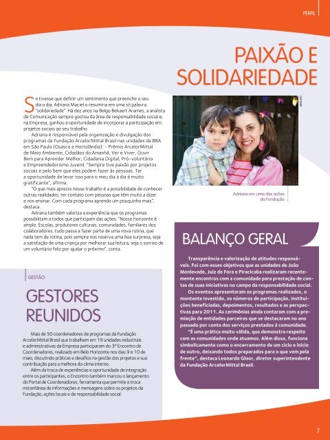 Revista Nota 10 - Fundação ArcelorMittal Brasil