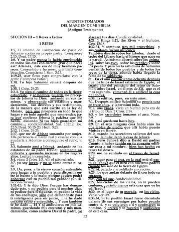 Antiguo Testamento, Sección III - Bill H. Reeves enseña