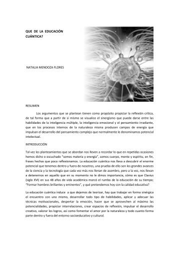 2705 Que de la educacion cuantica.pdf - IPEP