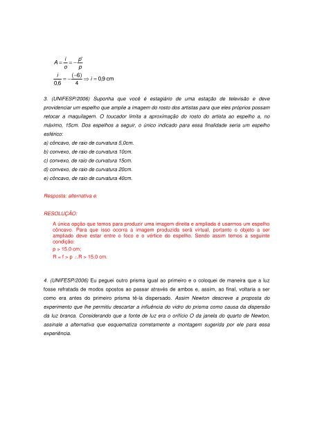 Exercícios de Revisão