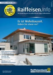 Kundenzeitung RB Gallneukirchen 3-13.indd - Oberösterreich