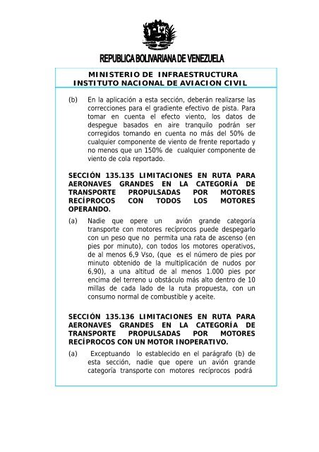 PROVIDENCIA N° DE DE 2004 - Centro de Instruccion Aeronautica ...