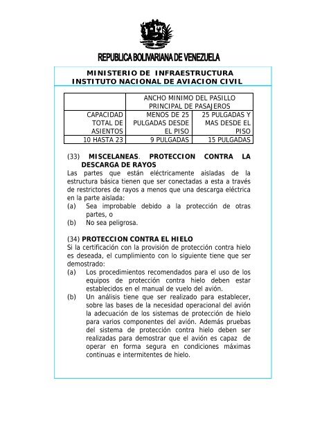 PROVIDENCIA N° DE DE 2004 - Centro de Instruccion Aeronautica ...