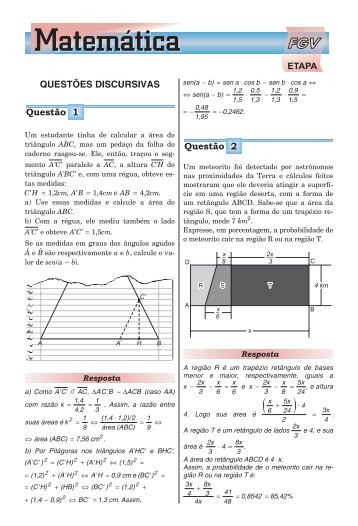 Matemática - Etapa