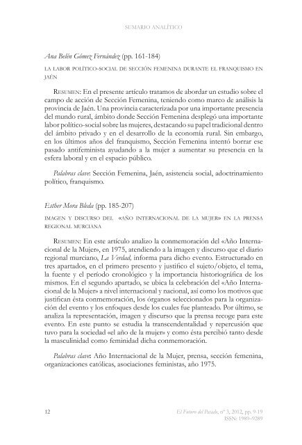 Descarga la edición íntegra en PDF - El futuro del pasado