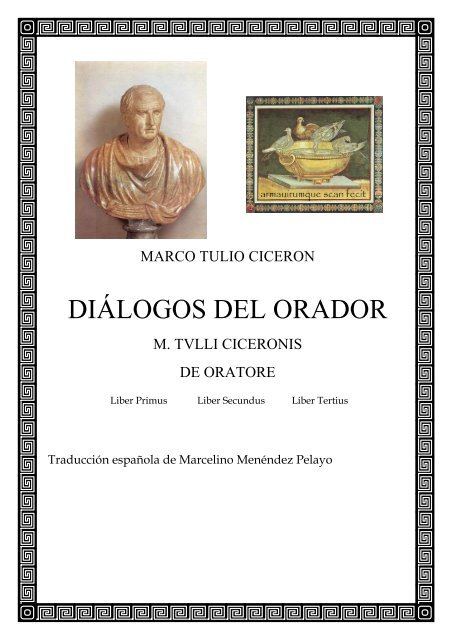 DIÁLOGOS DEL ORADOR - GutenScape.com