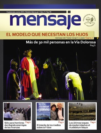 Boletín Mensaje Junio 2011 - Fraternidad Cristiana de Guatemala