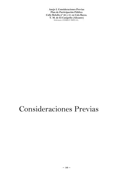 memoria plan participacion pública - Ayuntamiento de El Campello