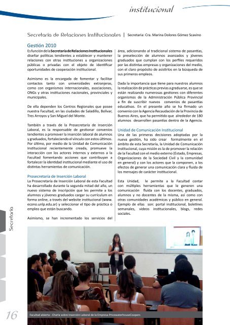 Revista Institucional FCE nro 1 - Facultad de Ciencias Económicas ...